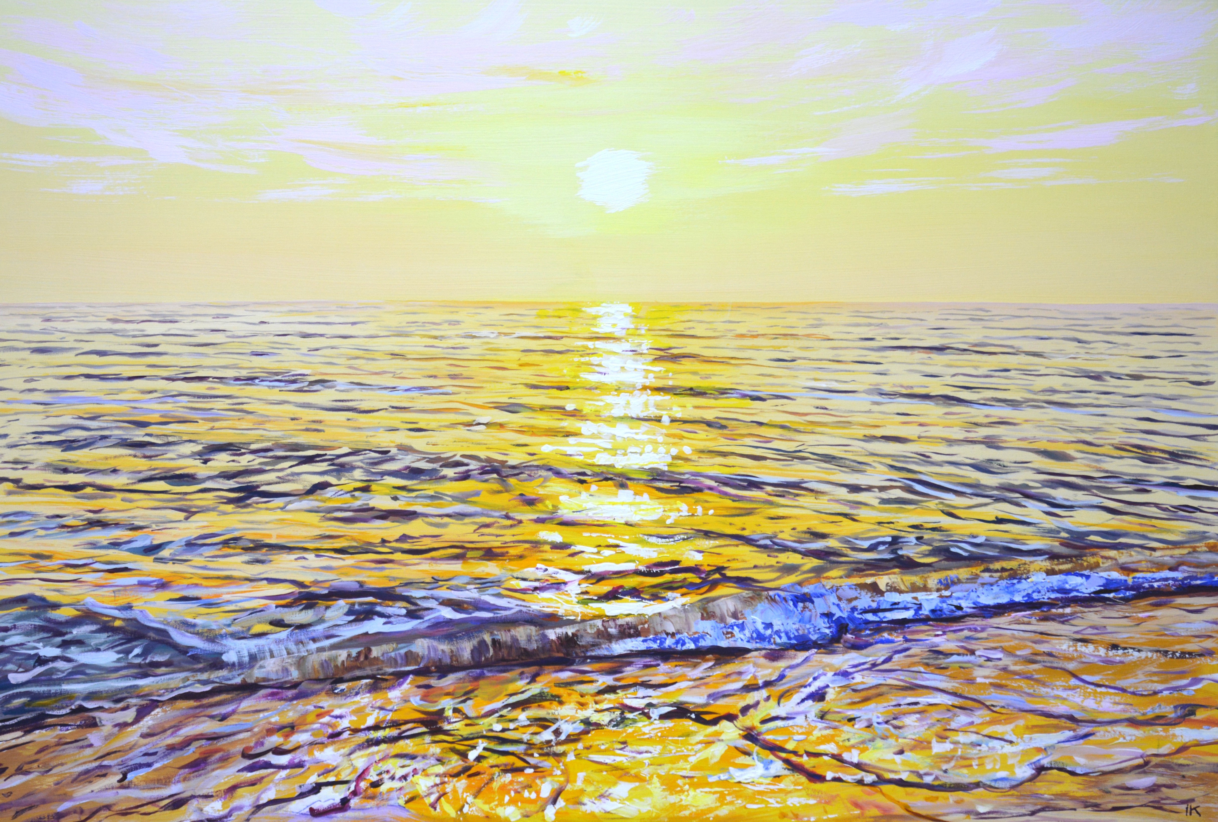 Iryna Kastsova, Gentle sea. Sunset. Iryna Kastsova, Gentle sea. Sunset.