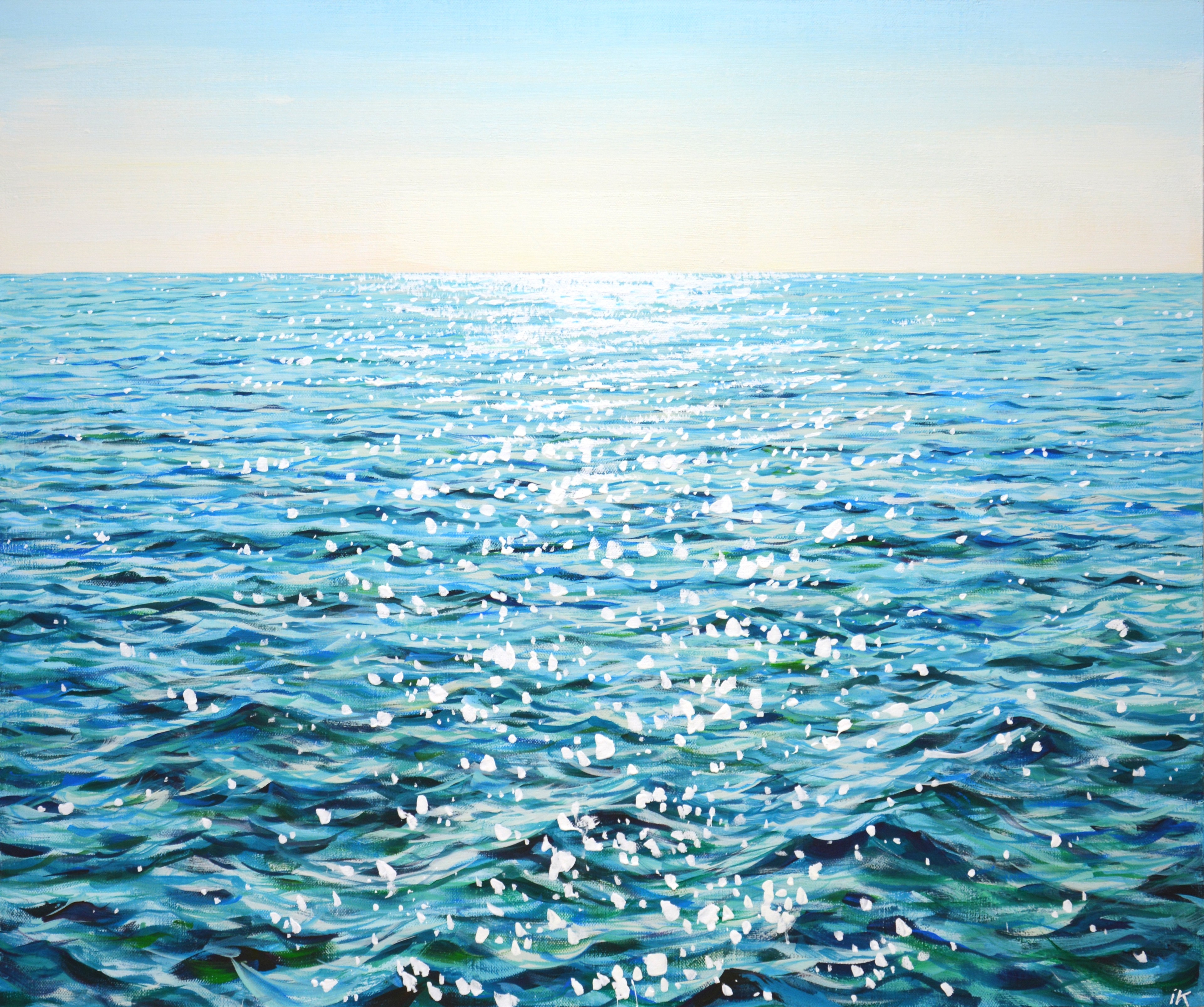 Iryna Kastsova, Glowing ocean waves. Iryna Kastsova, Glowing ocean waves.