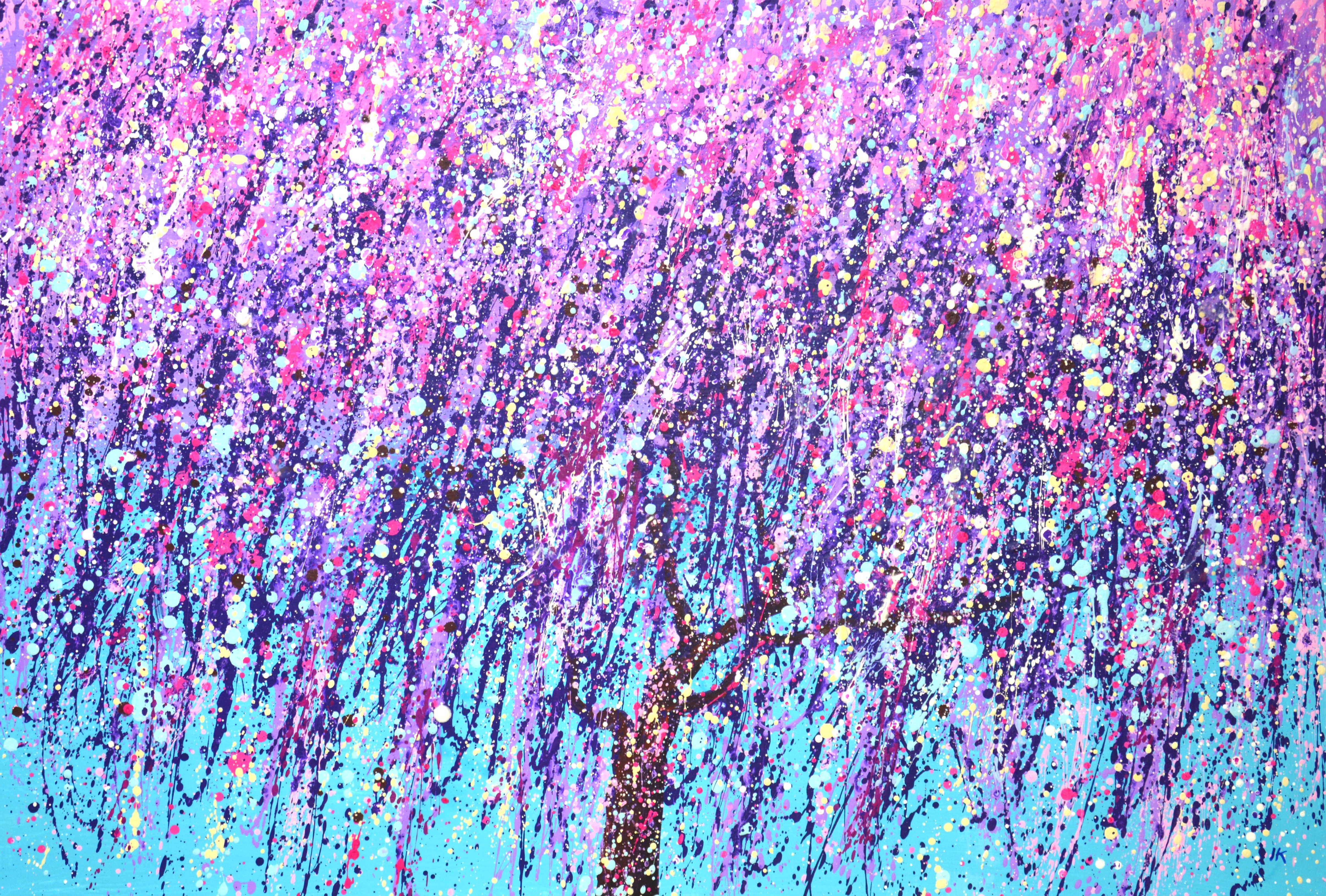 Iryna Kastsova, Blooming purple tree. Iryna Kastsova, Blooming purple tree.