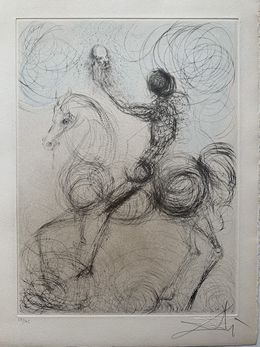 Chevalier et La Mort (Knight and Death), Salvador Dali