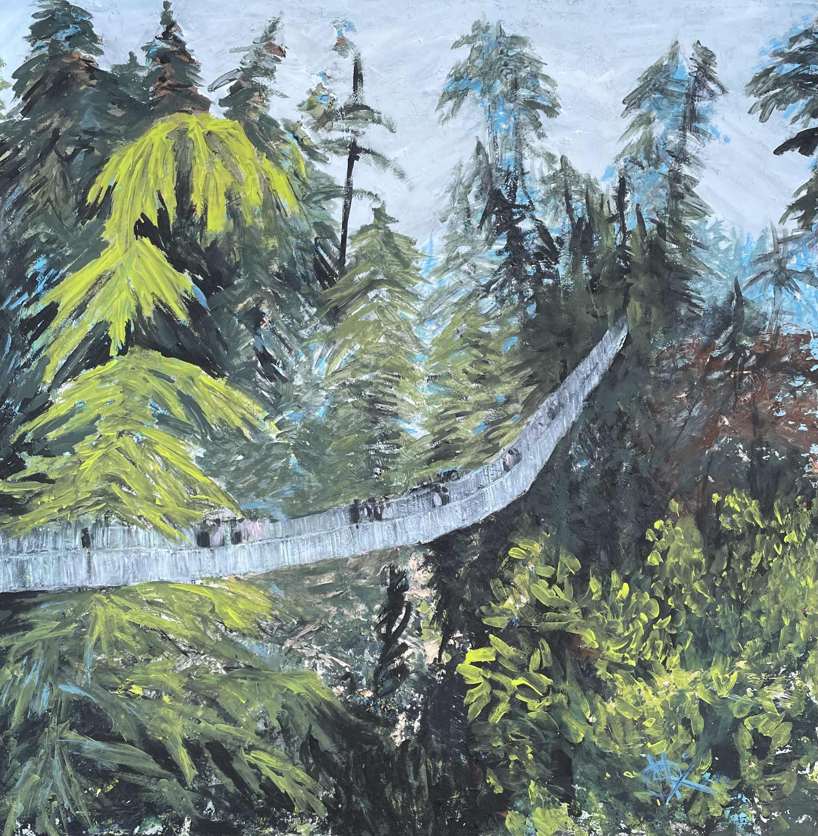 Mariam Qureshi, Walk on the wild side, Capilano suspension bridge Mariam Qureshi, Walk on the wild side, Capilano suspension bridge