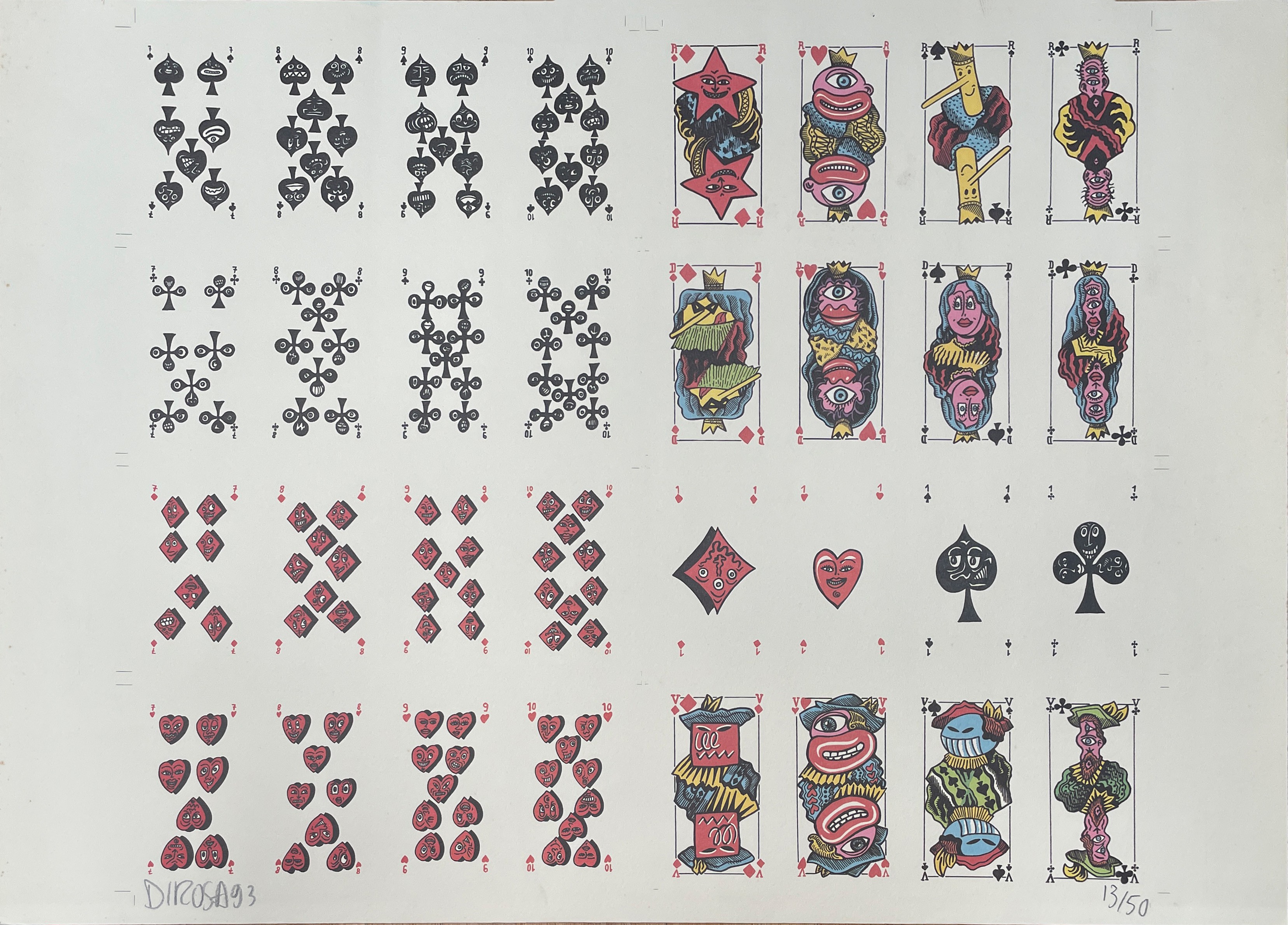 Hervé Di Rosa, Cartes à jouer Hervé Di Rosa, Cartes à jouer