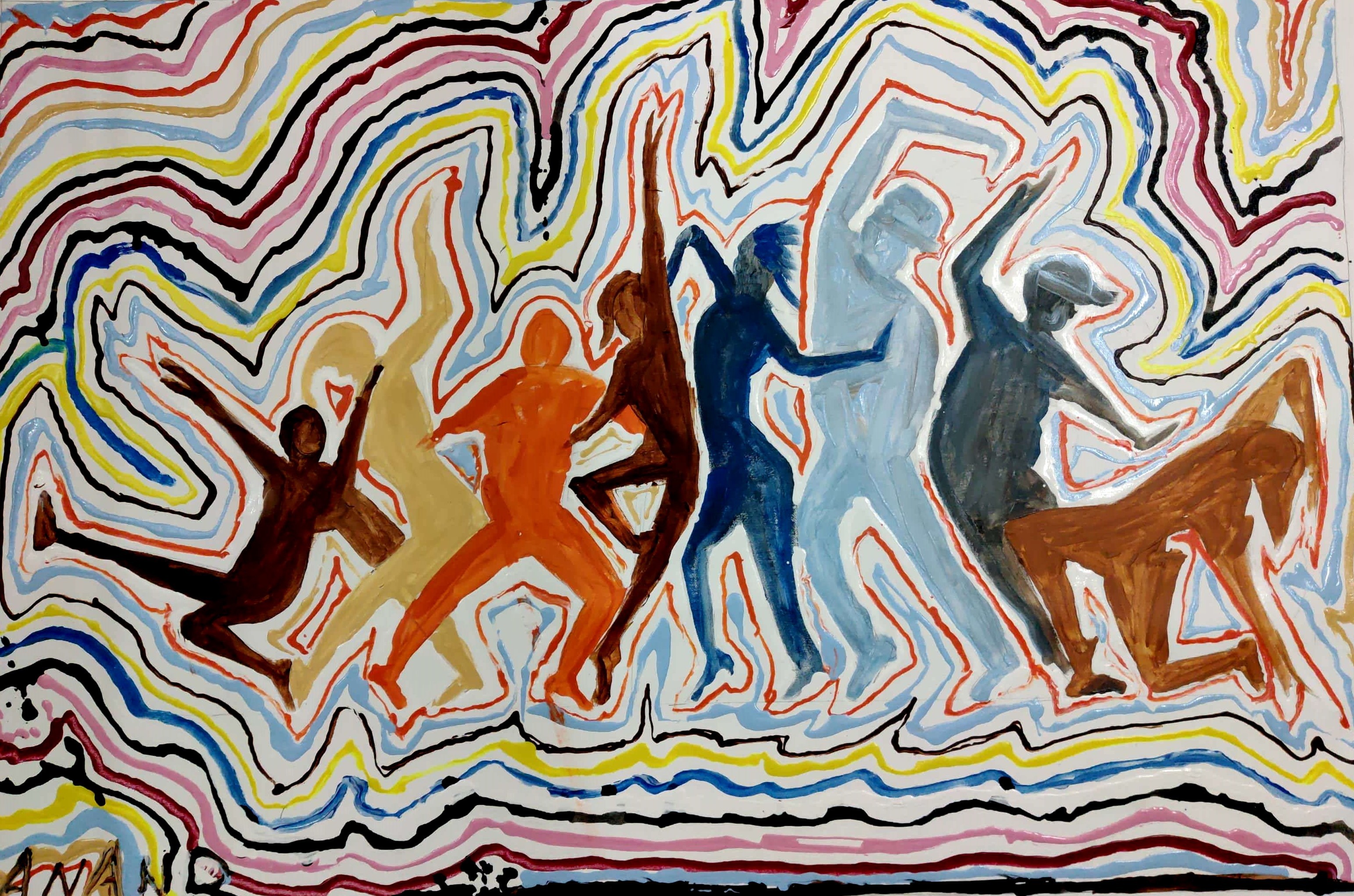 Anand Manchiraju, Abstract Expression-4 Anand Manchiraju, Abstract Expression-4