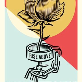 Rise Above Rose Geometric by Shepard Fairey, Buy Art Online