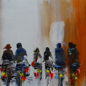 Painting, Balade en vélo, Christian Raffin