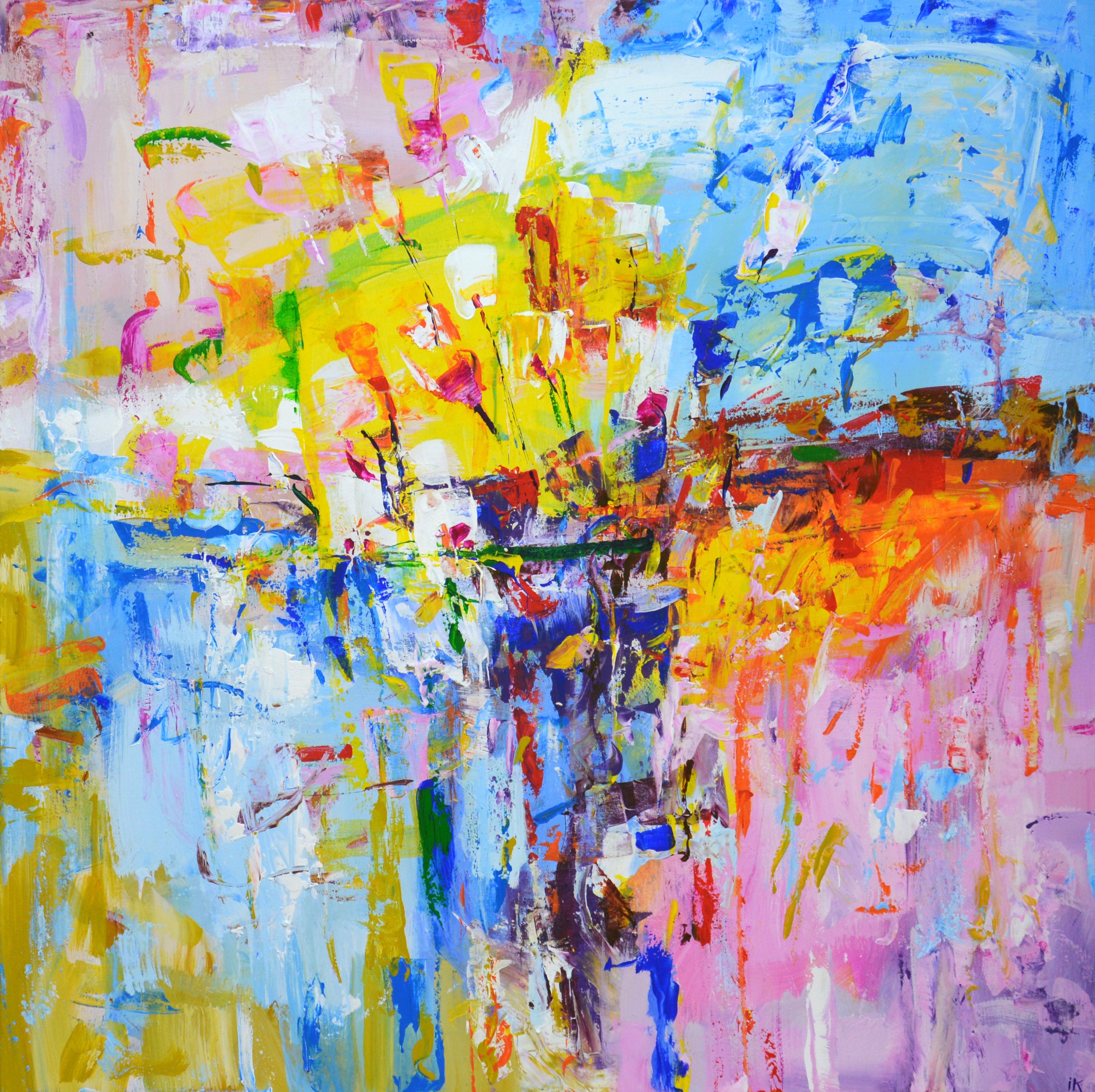 Iryna Kastsova, Colors of a new day. Iryna Kastsova, Colors of a new day.
