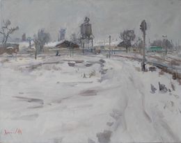 Peinture, Gray day, Oleksandr Khrapachov