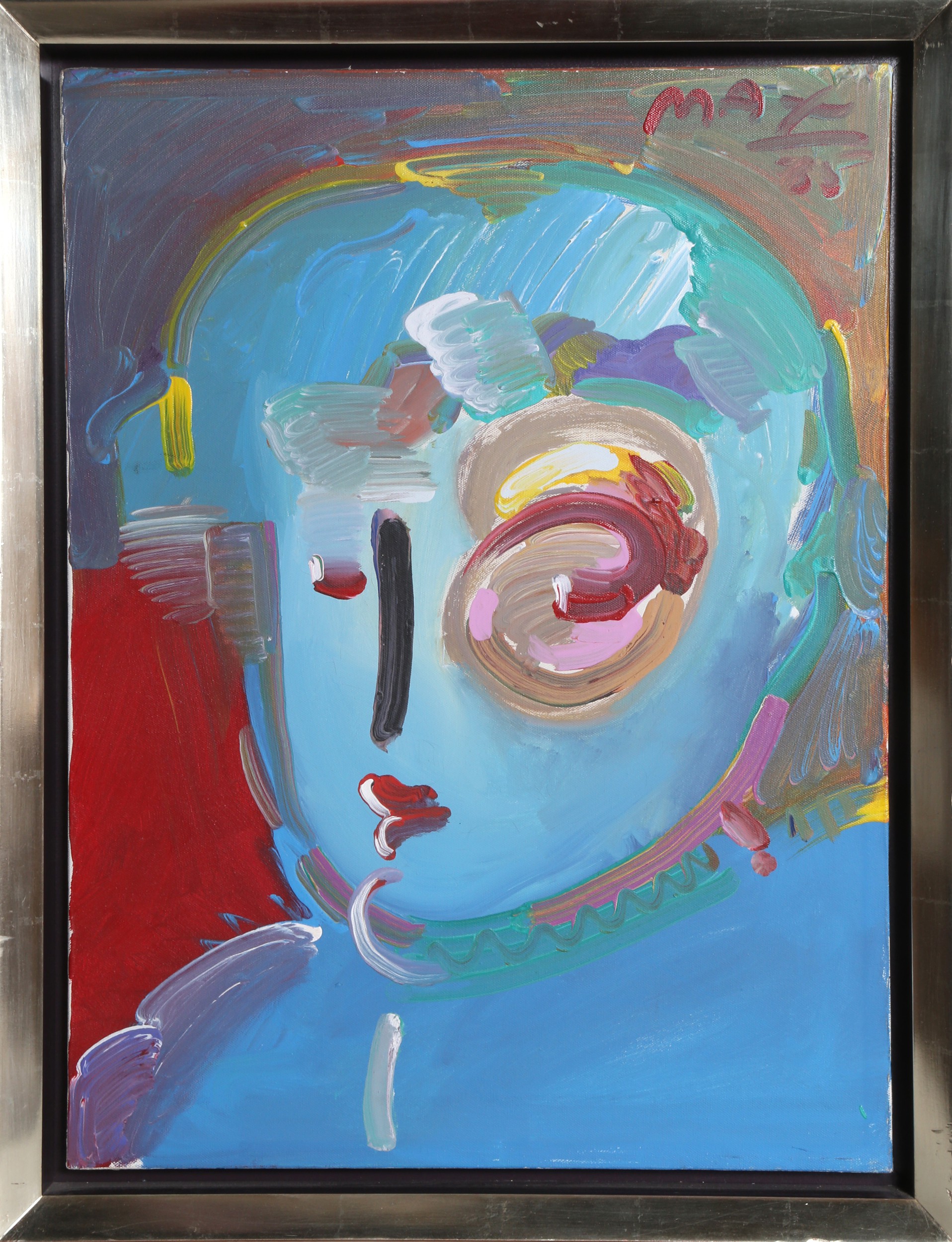 Peter Max, Zero in Blue Peter Max, Zero in Blue