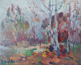 Peinture, Birches, Oleksandr Khrapachov