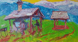 Peinture, Carpathian Paradise_, Oleksandr Khrapachov