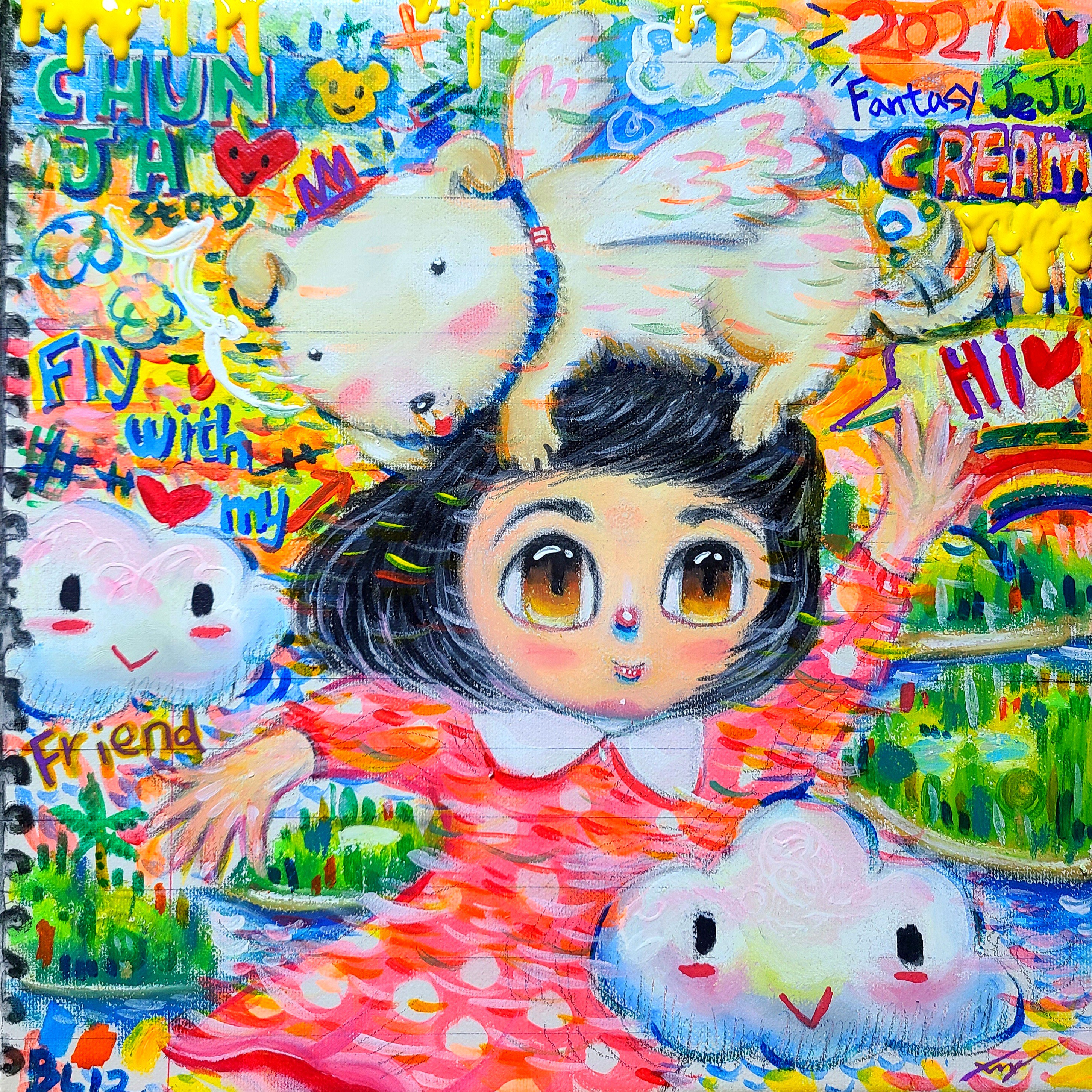 Shin Seung-Hun, Healing Greenland, Flying Cream and Chunja Shin Seung-Hun, Healing Greenland, Flying Cream and Chunja