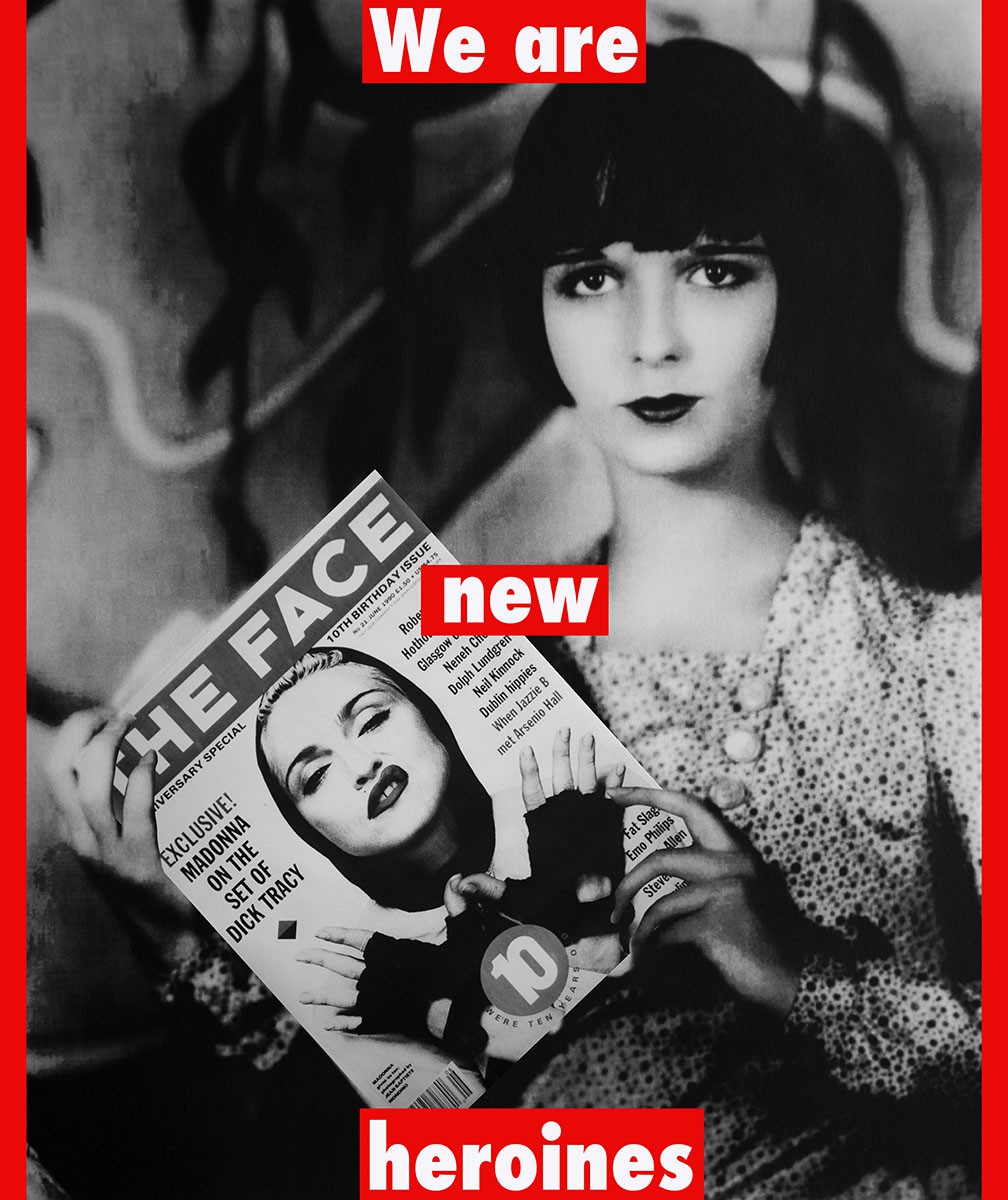 Paloma Castello, We are new heroines!. Homage to Louise Brooks and Barbara Kruger Paloma Castello, We are new heroines!. Homage to Louise Brooks and Barbara Kruger