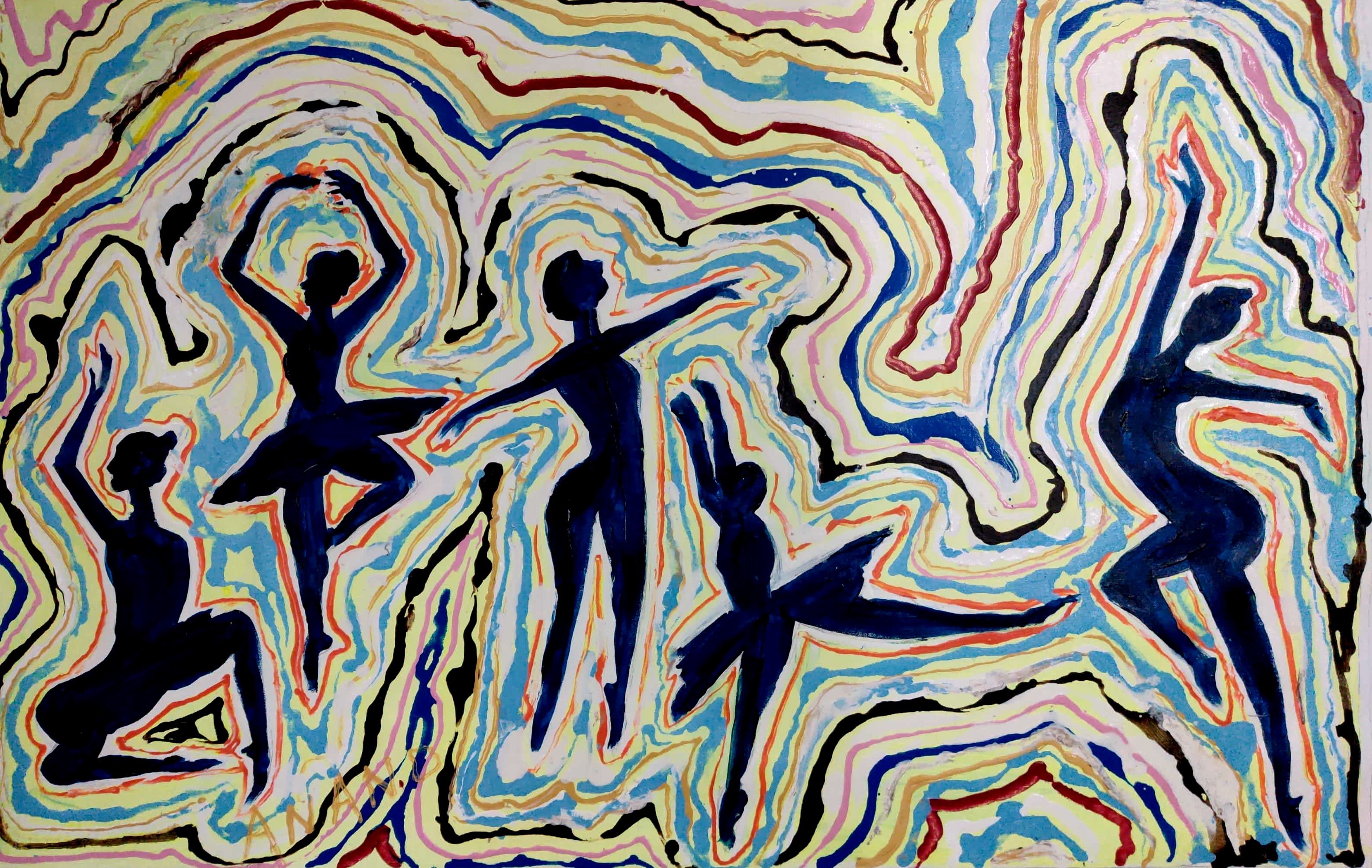 Anand Manchiraju, Abstract Expression -5 Anand Manchiraju, Abstract Expression -5