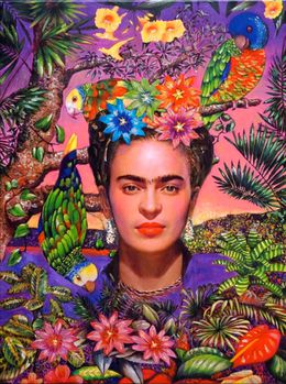 Painting, Frida for ever, Daniel Burgraeve