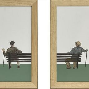 Peinture, Pourquoi pas le banc, Agathe Wagner