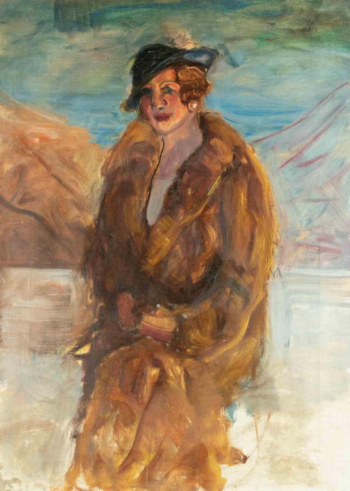Antonio Feltrinelli, Lady with Fur Antonio Feltrinelli, Lady with Fur