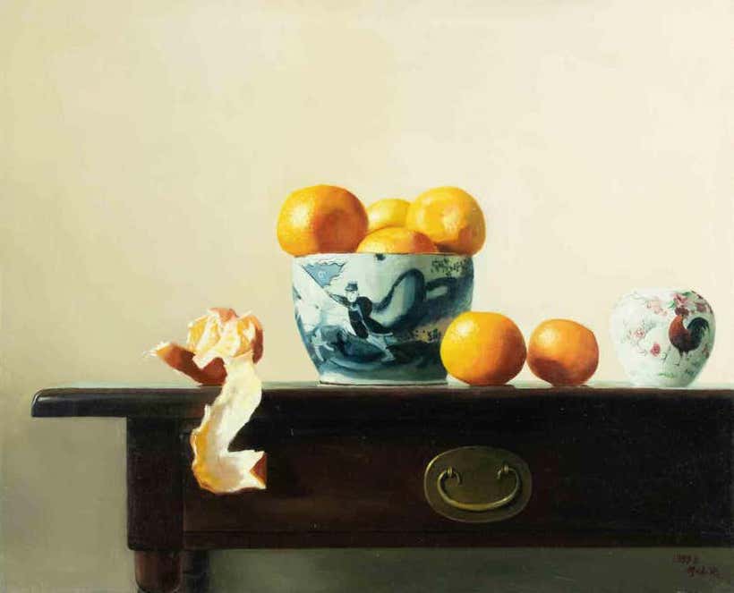 Zhang Wei Guang, Oranges on Table Zhang Wei Guang, Oranges on Table