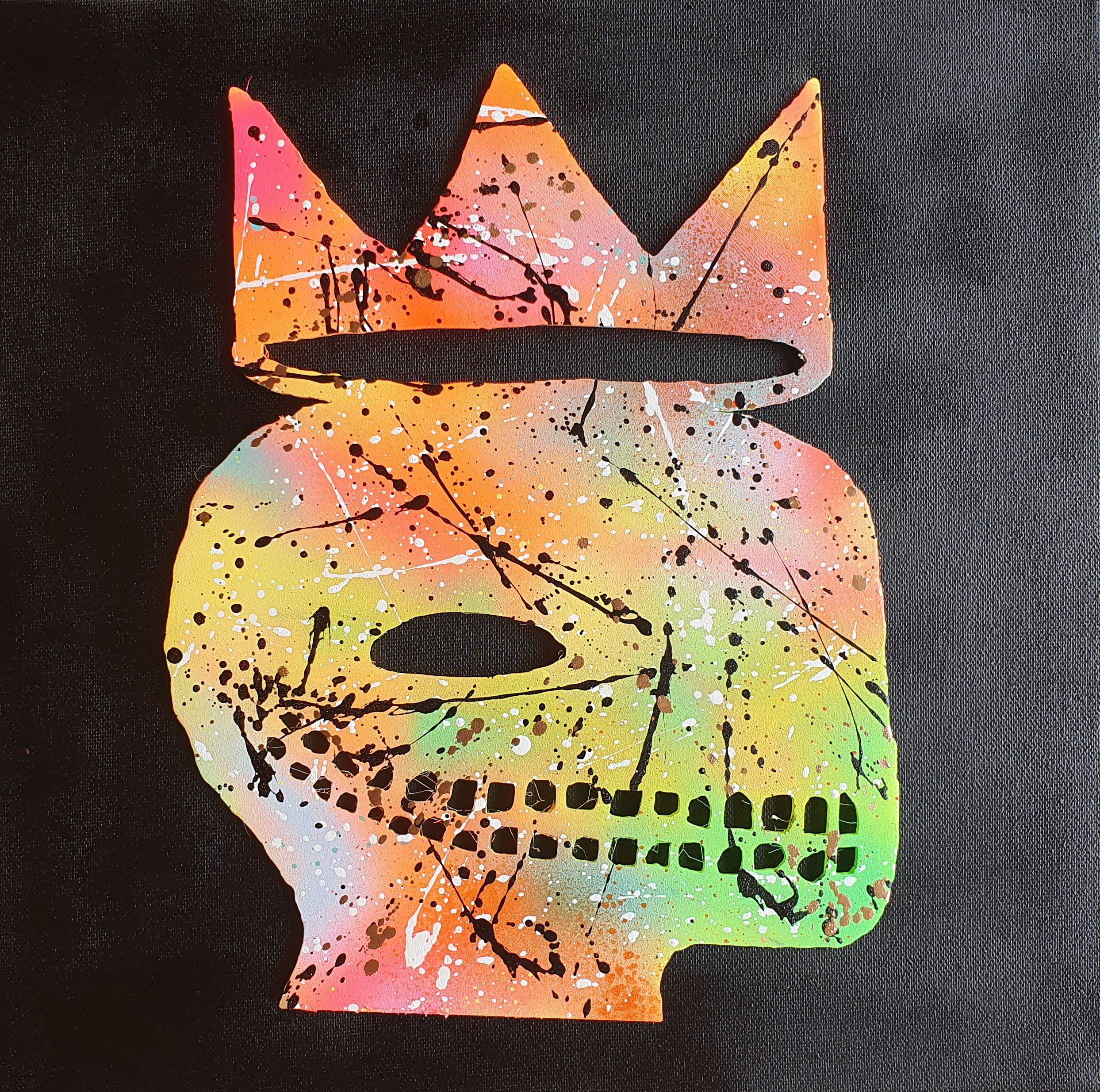 Spaco, Basquiat king colors Spaco, Basquiat king colors
