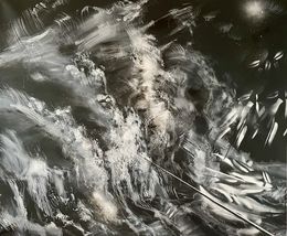 Peinture, The Sublime. Stormy Sea 2022.1, Christine Keruth