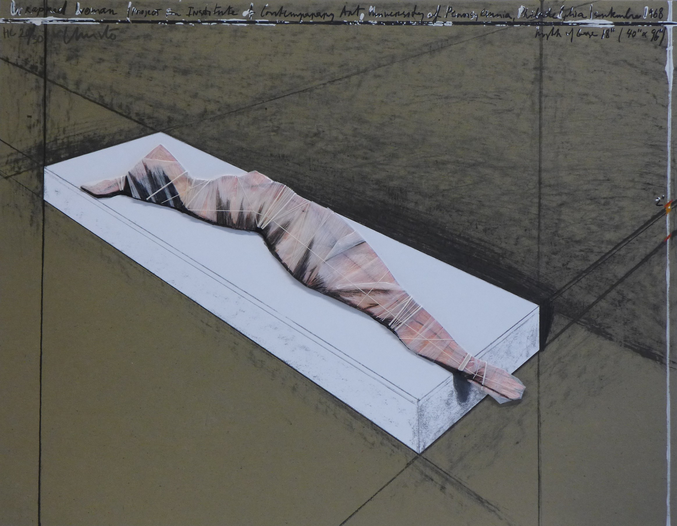 Christo and Jeanne-Claude, Wrapped woman Christo and Jeanne-Claude, Wrapped woman