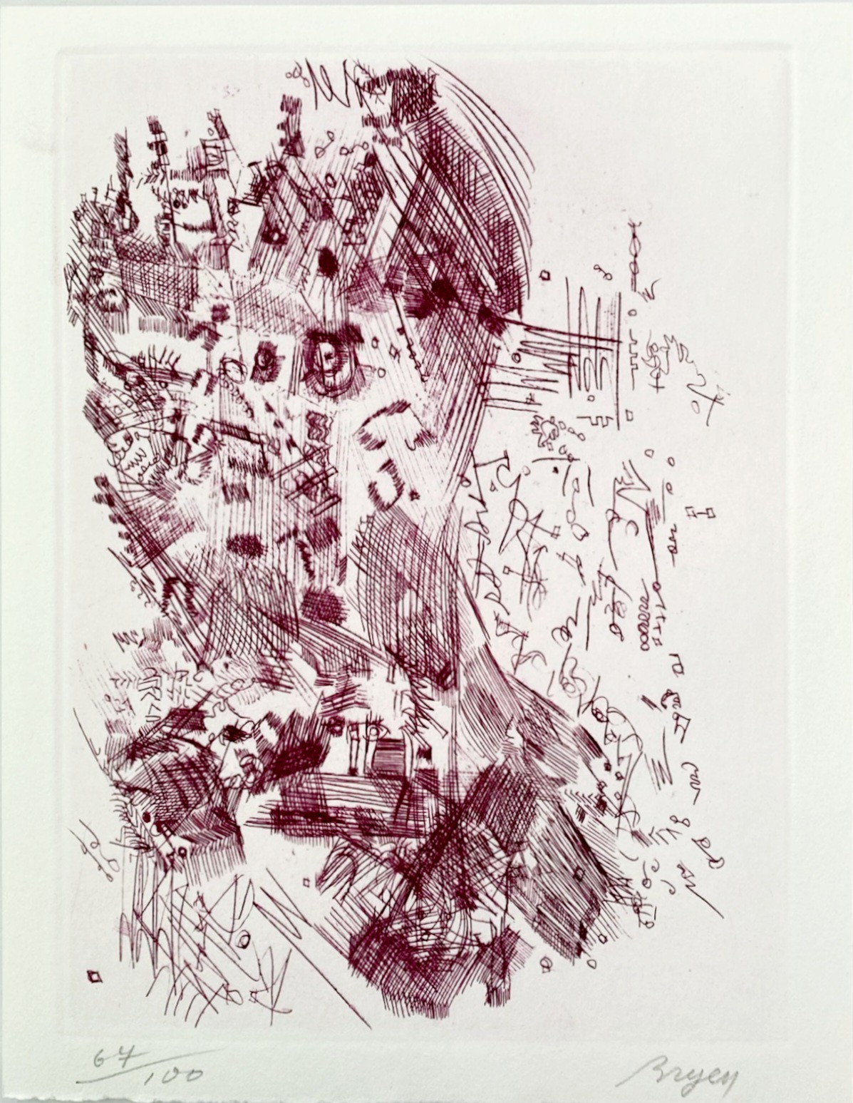 Camille Bryen, Hommage à Hans Arp Camille Bryen, Hommage à Hans Arp
