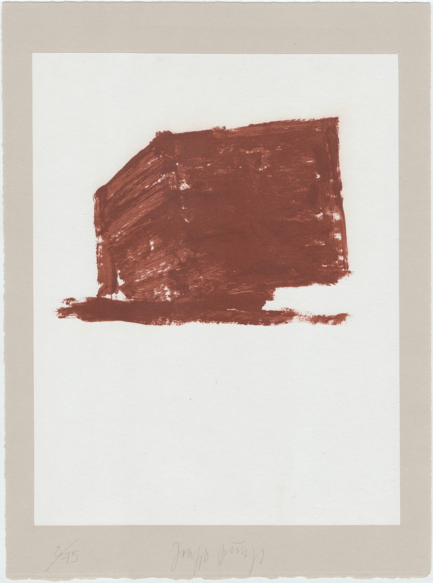Joseph Beuys, Schwurhand: Wandernde Kiste #1 Joseph Beuys, Schwurhand: Wandernde Kiste #1
