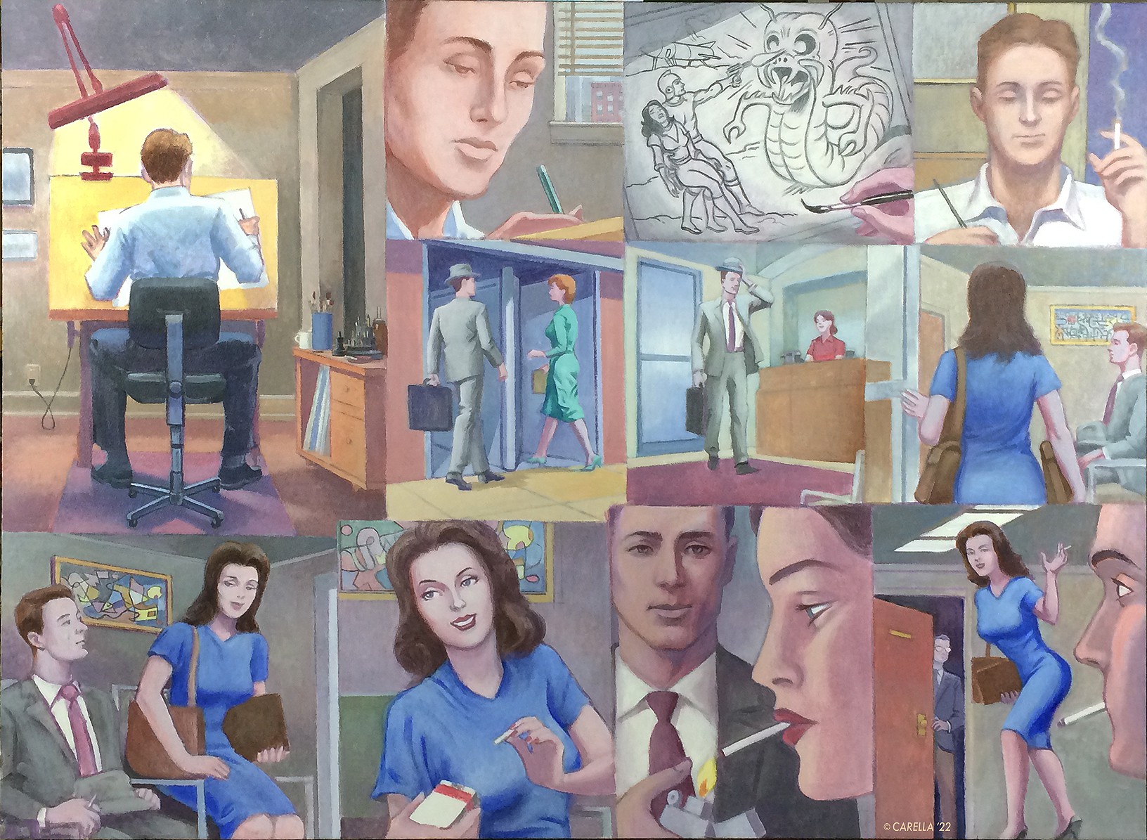 Peter Carella, The Cartoonist Peter Carella, The Cartoonist