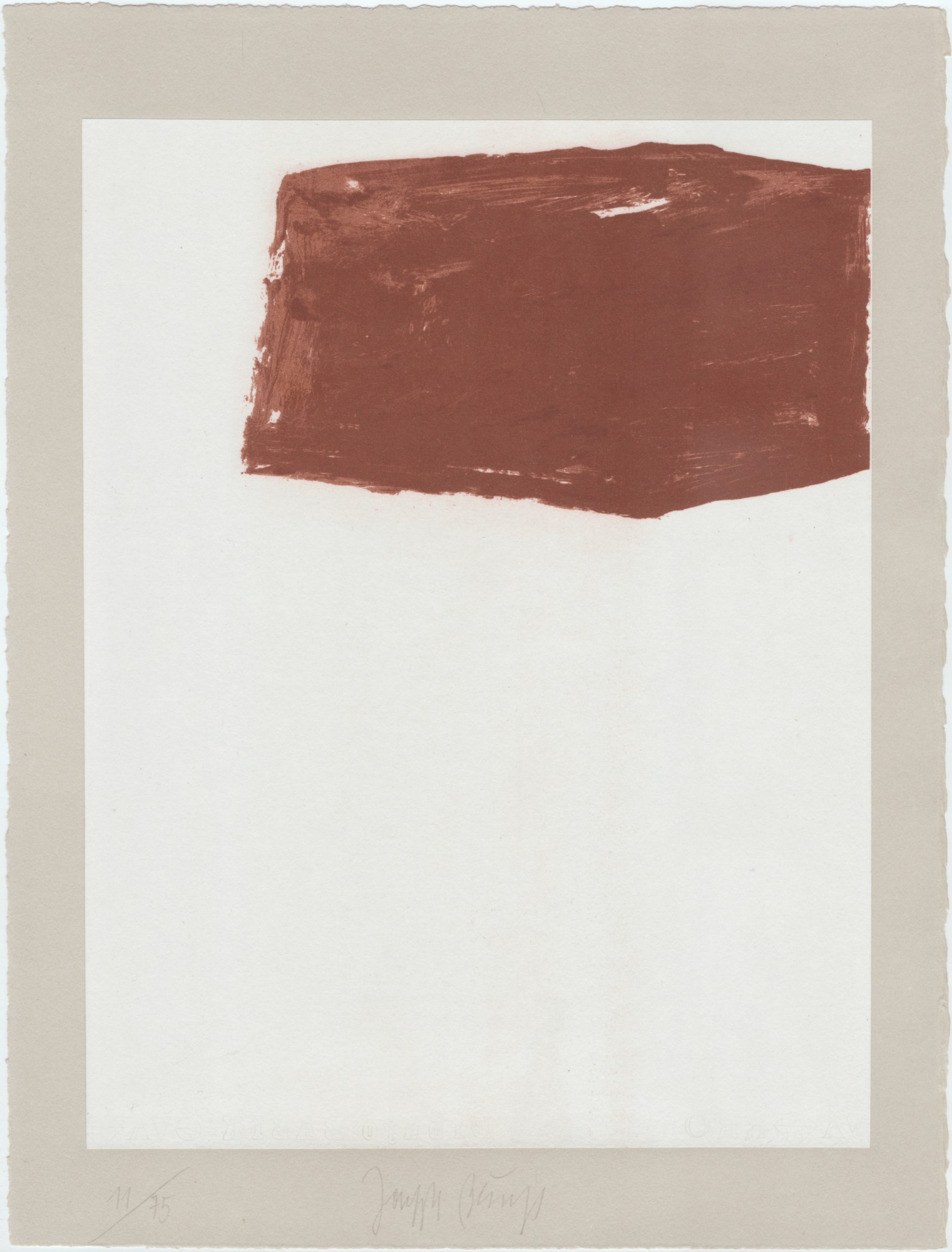 Joseph Beuys, Schwurhand: Wandernde Kiste #2 Joseph Beuys, Schwurhand: Wandernde Kiste #2