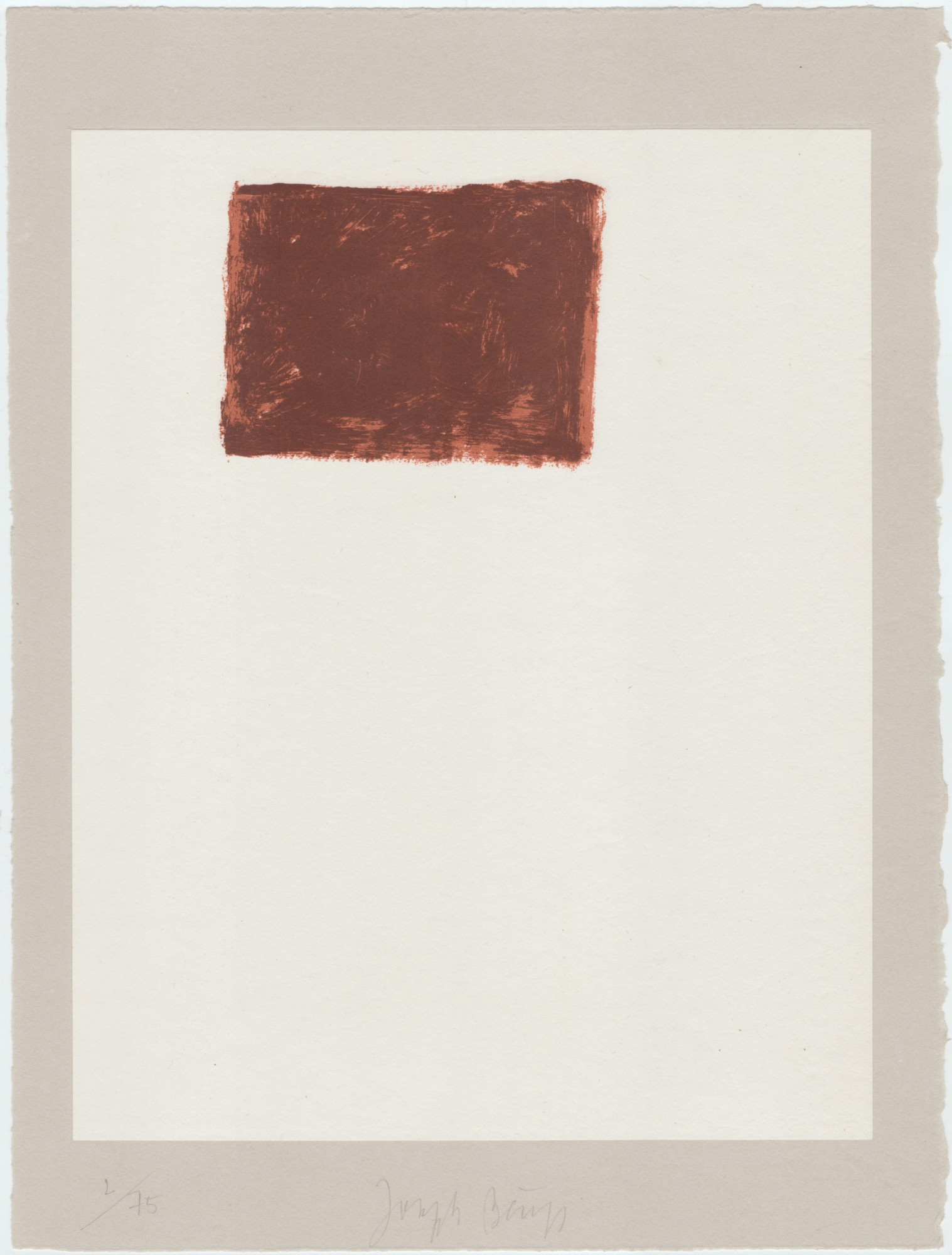 Joseph Beuys, Schwurhand: Wandernde Kiste #5 Joseph Beuys, Schwurhand: Wandernde Kiste #5