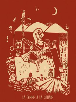 La femme à la cithare, Aurélie Trabaud