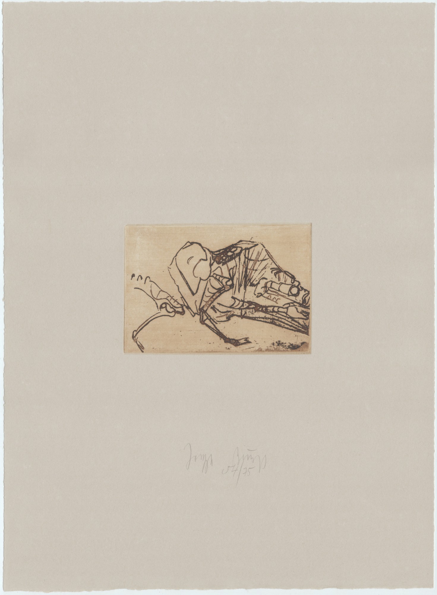 Joseph Beuys, Tränen: Hirschschädel Joseph Beuys, Tränen: Hirschschädel