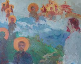 Peinture, View of the Saints, Oleksandr Khrapachov