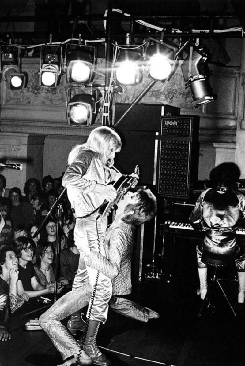 Mick Rock, Bowie And Ronson On Stage Mick Rock, Bowie And Ronson On Stage