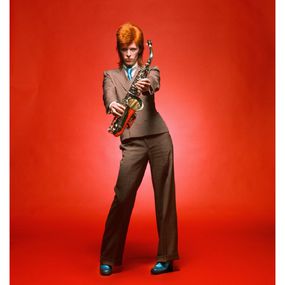 Photographie, Bowie And Sax - Limited Edition Mick Rock Estate Print, Mick Rock