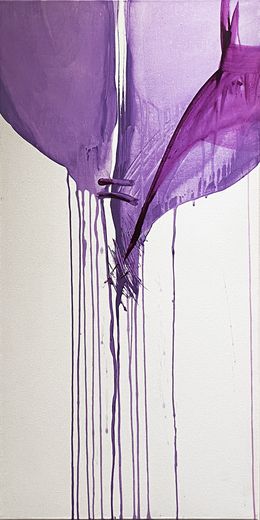 Peinture, Violette n°2, Corine Sylvia Congiu