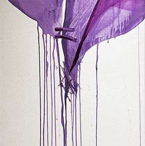Painting, Violette n°2, Corine Sylvia Congiu