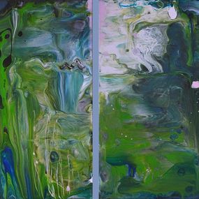 Gemälde, Pure abstract #2 diptych, Palirina