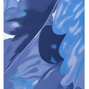 Painting, Blues of wings IV, Gersony Silva