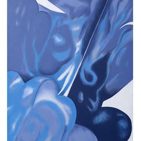Painting, Blues of wings III, Gersony Silva