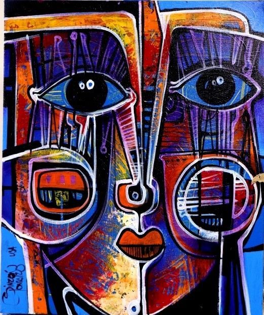 Simeon Gonzales, Rostro en Azul Simeon Gonzales, Rostro en Azul