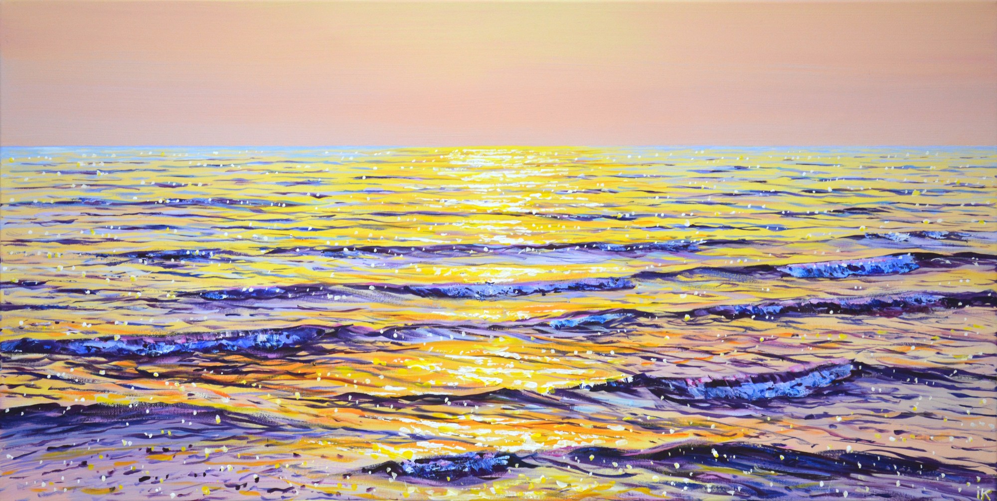 Iryna Kastsova, Pink evening. Seascape. Iryna Kastsova, Pink evening. Seascape.