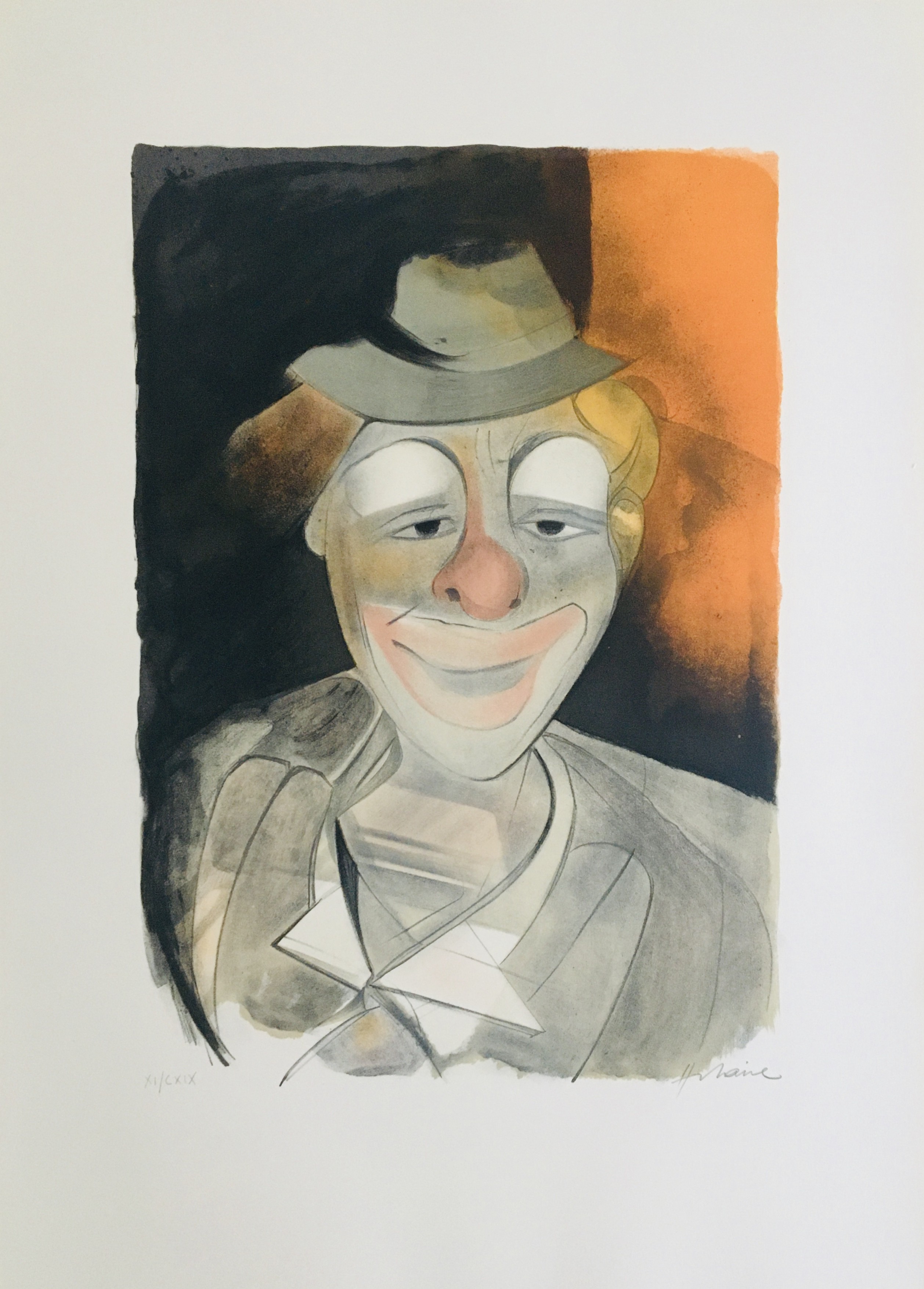 Camille Hilaire, Le clown Auguste Camille Hilaire, Le clown Auguste