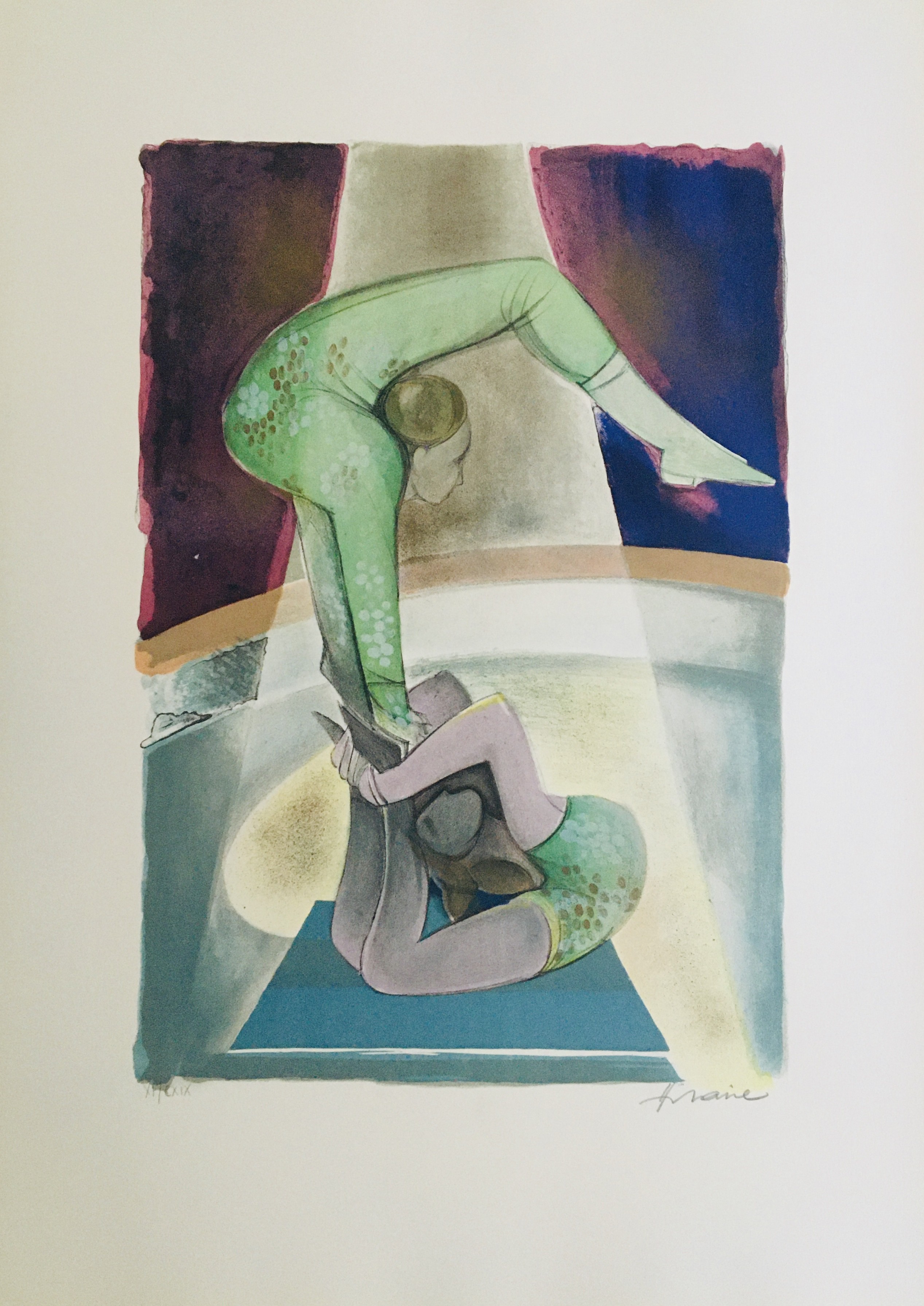 Camille Hilaire, Les contorsionnistes Camille Hilaire, Les contorsionnistes