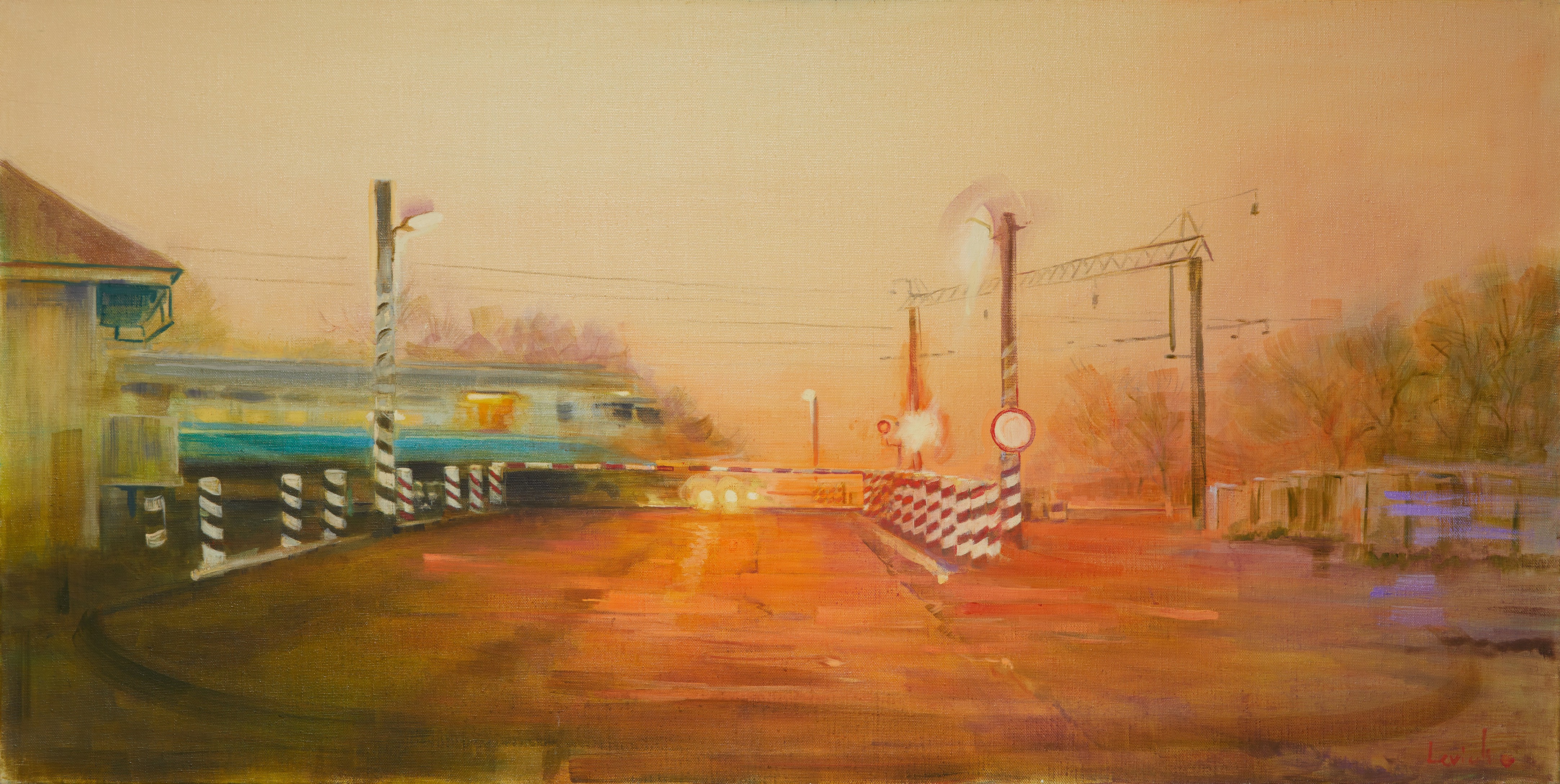 Alexander Levich, The railway crossing Alexander Levich, The railway crossing