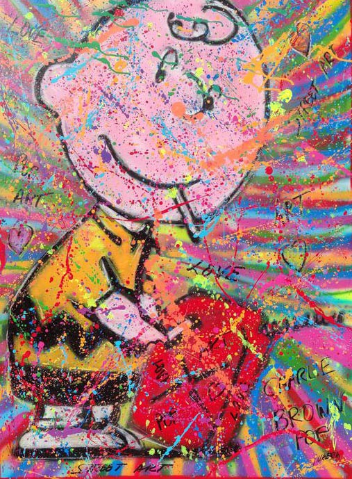 Joan Llaverias, Charlie Brown pop fluo Joan Llaverias, Charlie Brown pop fluo