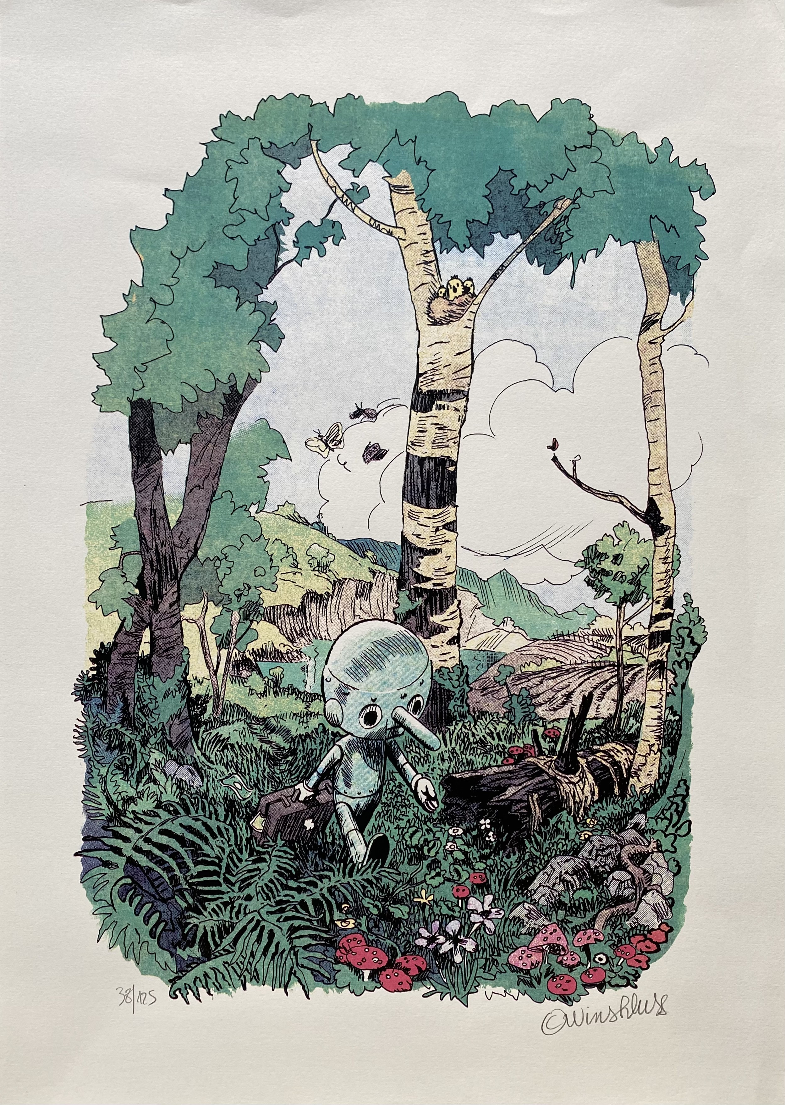 Winshluss, Pinocchio « le départ » Winshluss, Pinocchio « le départ »
