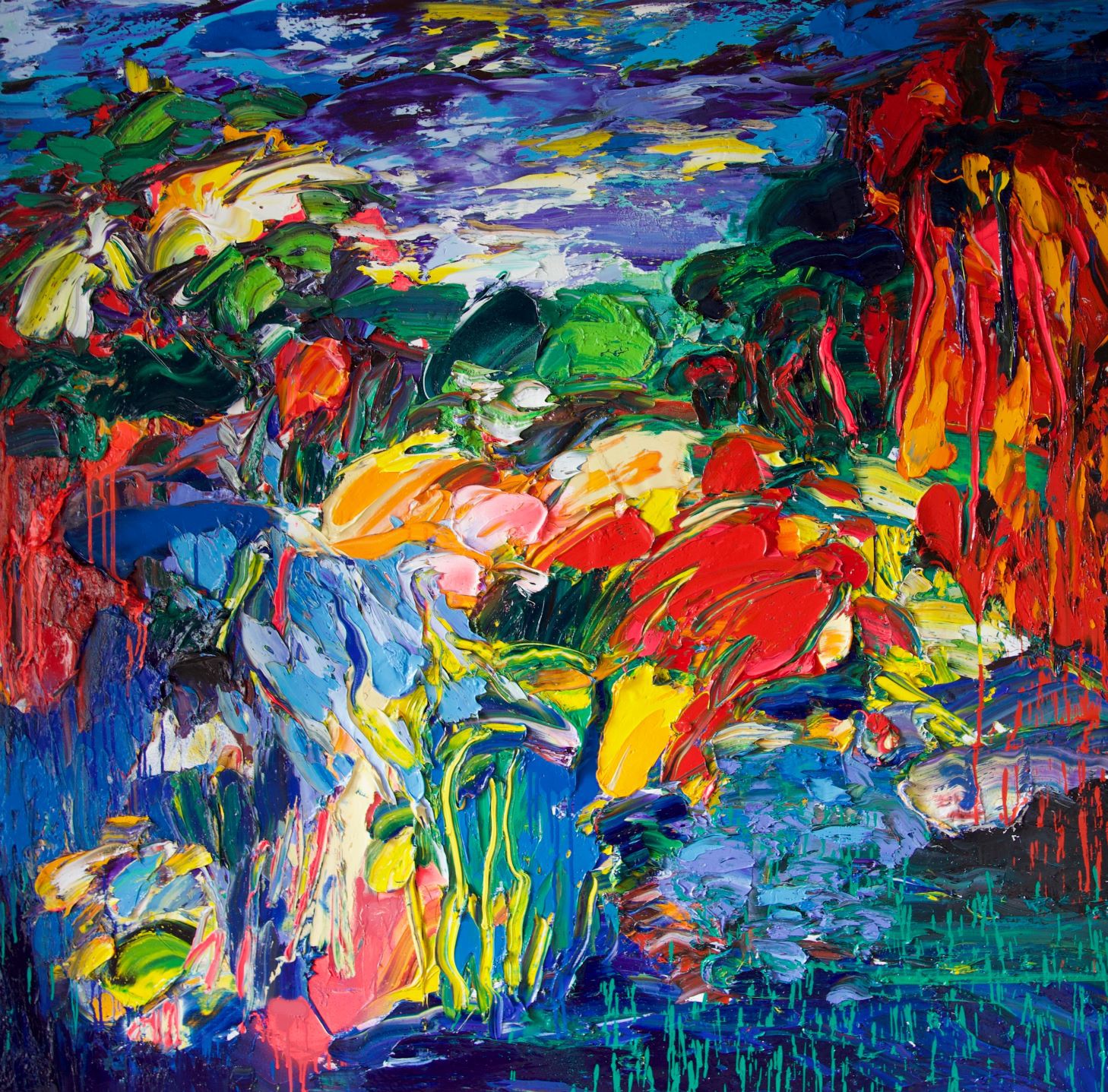 Gérard Stricher, La vallée des lotus Gérard Stricher, La vallée des lotus