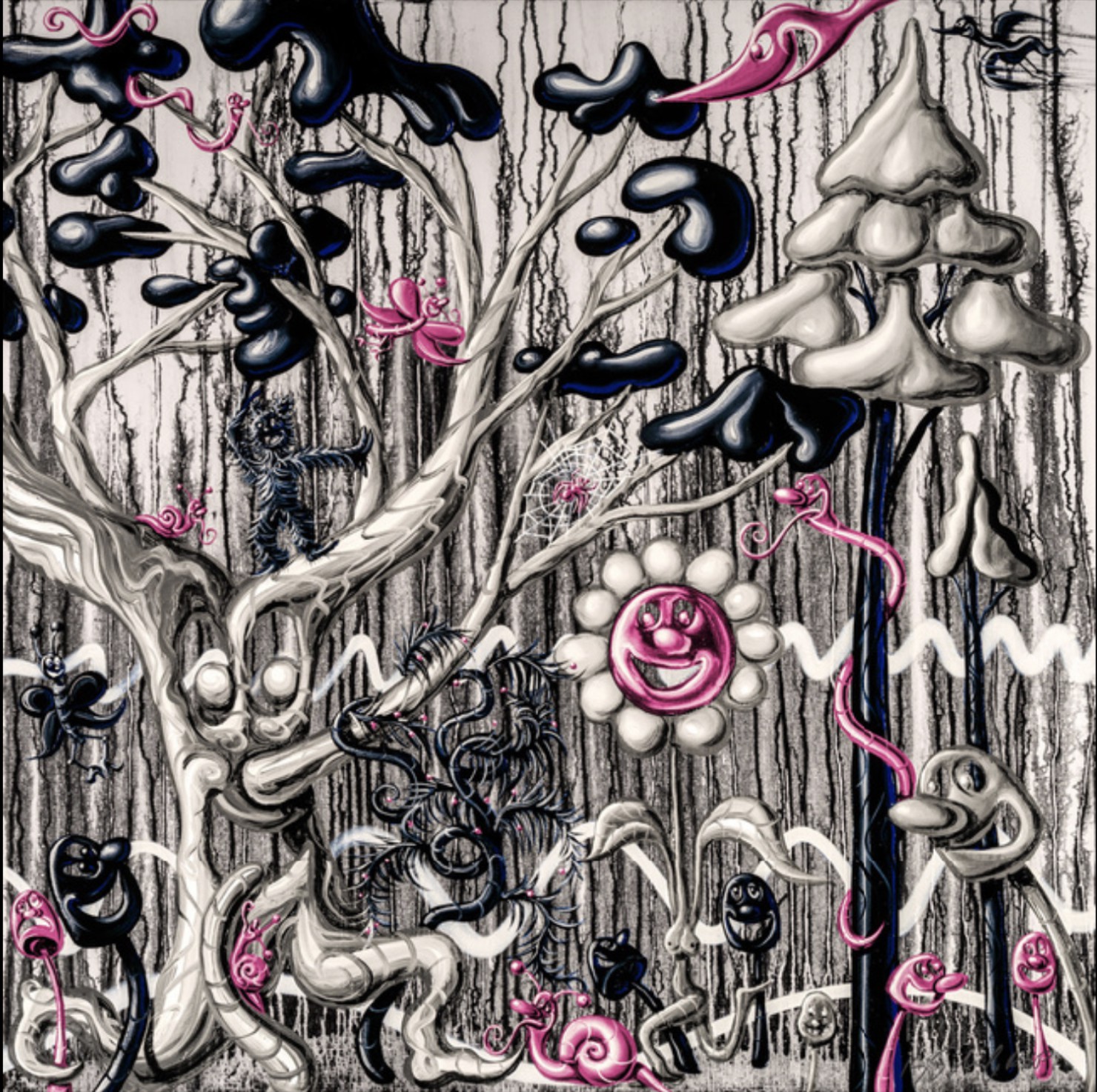 Kenny Scharf, Furungle (Black) Kenny Scharf, Furungle (Black)