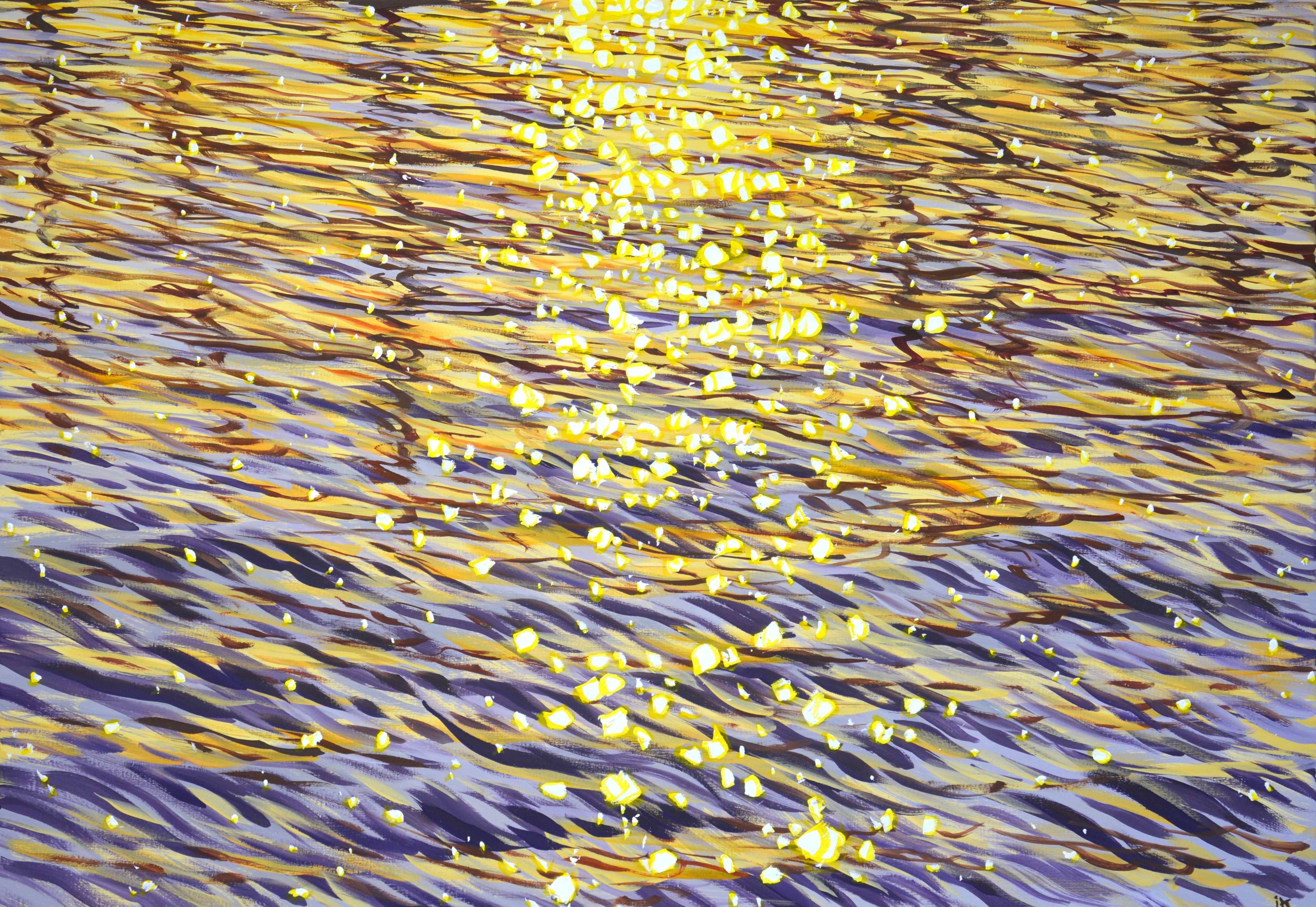 Iryna Kastsova, Sea. Evening light . Iryna Kastsova, Sea. Evening light .
