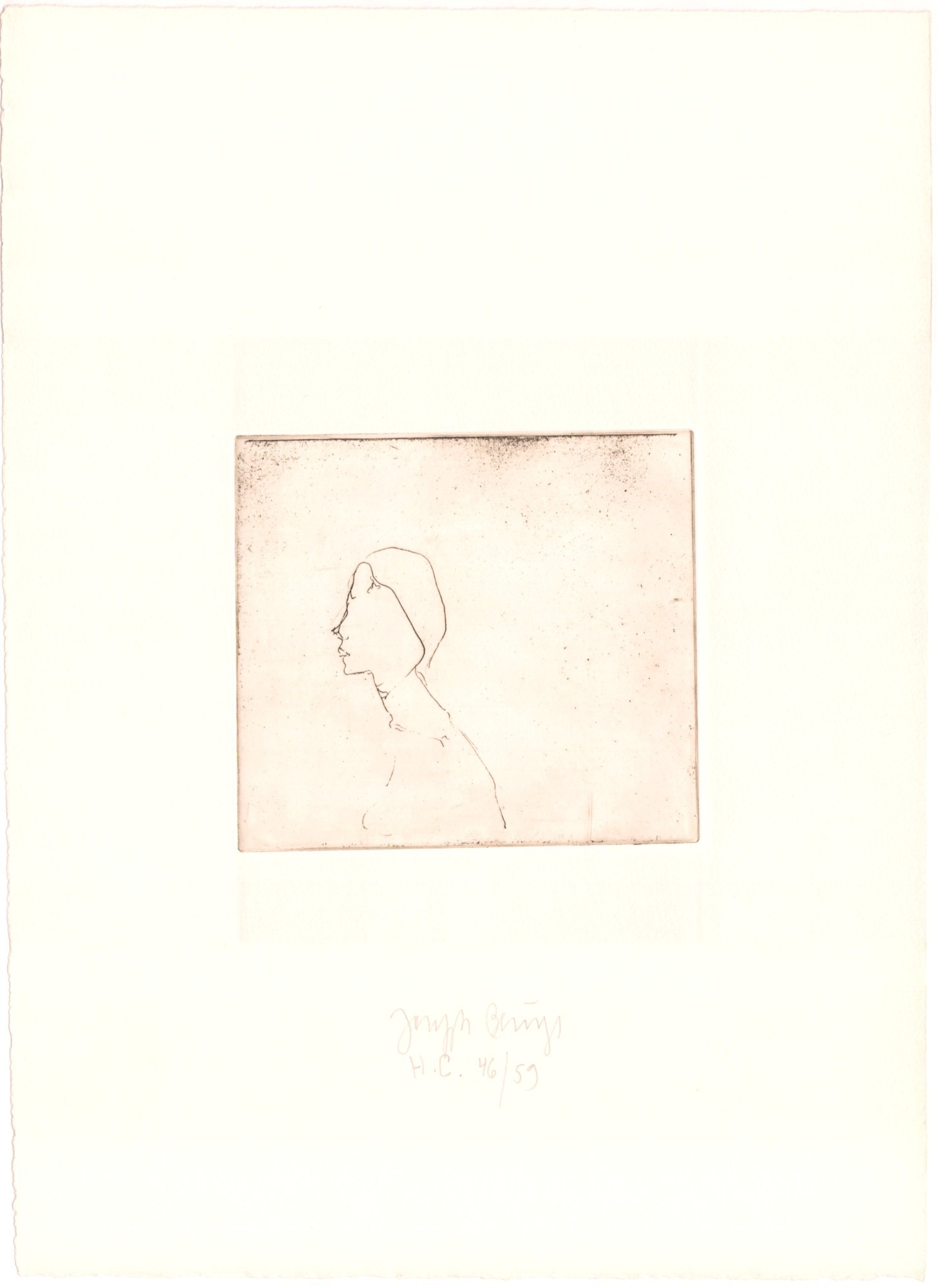Joseph Beuys, Zirkulationszeit: Kopf H.B. Joseph Beuys, Zirkulationszeit: Kopf H.B.